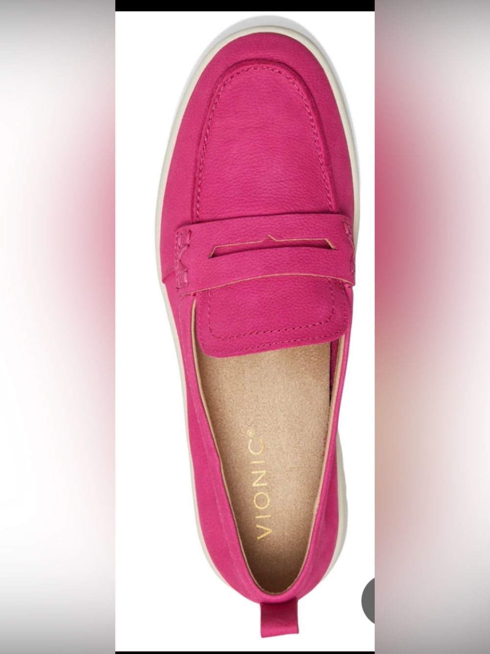Vionic Magenta Pink 🩷 Suede Penny Loafers - Picture 2 of 13